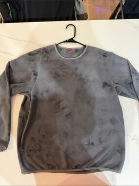 lululemon athletica Gray Tie-Dye Crewneck Sweater